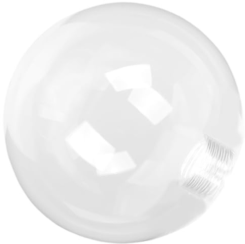jojofuny 15cm Clear Glass Globe Lamp Shade Replacement for Light G9 Lampshade, Round Globe Lampshade Ball Lamp Shade for Wall Sconces Chandelier Pendant Light