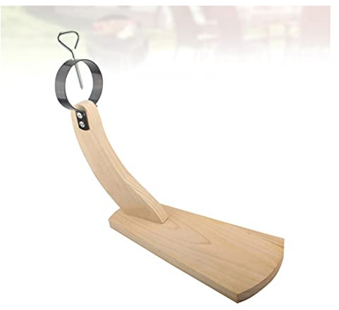 Ham Holder 1pc Spanish Ham Holder Stand Storage Rack Wooden Coating for Home Barbecue (Wood Color) Ham Stand (Color : A)