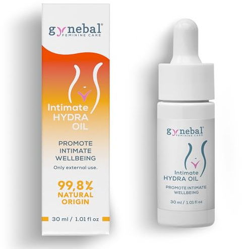 GYNEBAL Intim HYDRA Oil - Natürliches Öl zur Regeneration und Feuchtigkeit des äußeren Vaginalbereichs, 5 natürliche Öle und Vitamin E