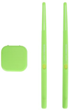 Elektriskt lufttrumset, lufttrumma med trumpinnar, pedaler, Bluetooth och 8 ljud elektroniskt trumset för vuxna, barn, present, USB MIDI-funktion, rörelseavkänningsigenkänning (grön)