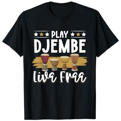 Afrikanische Djembe Trommel Liebhaber Musiklehrer T-Shirt
