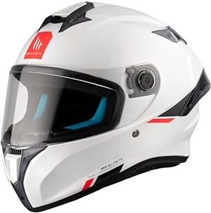 MT Helmets Targo S – Casco Moto Integral con Visor Solar Full Vision, Pantalla Compatible con Pinlock, Interior Lavable y Cierre Micrométrico | Calota HIRP | Homologado ECE 22.06 & DOT