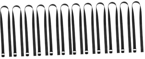 6pcs Strap Metal Cable Ties Motorcycle Stand Plumbing Tools Belt for Suitcases Cable Extension Cord Cable Holders Extension Holder Leather Belt Strawberry Iron Organizer Fitness (Color : Red, Size :