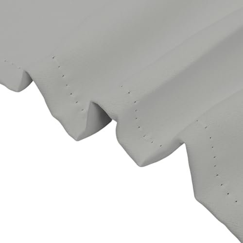 CAPASTEC Cortinas Opacas Cortinas De Ventana Cortas Cortina Térmica para Protección contra El Frío Cortinas para Sala De Estar Y Cocina 132X46cm Gris