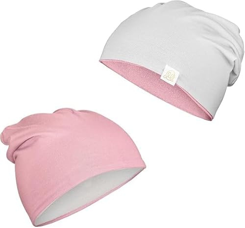 MayLily - Bambus Baby Mütze - Doppelseitige Beanie - Hergestellt in EU – Handgefertigt – Antibakteriell und Hautfreundlich für Kinder – Atmungsaktiv für Sommer und Winter