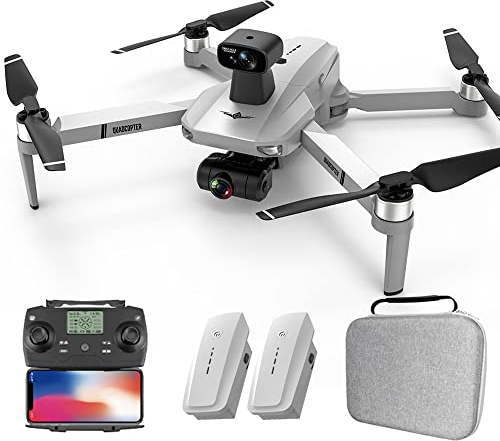 Teeggi KF102 MAX Drone con Telecamera 4K per Adulti, Evitamento Ostacoli 360°, 2-Assi Gimbal, 22 Minuti di Volo, GPS Follow Me, Professionale Quadricottero RC Droni per Principianti, 2 Batterie