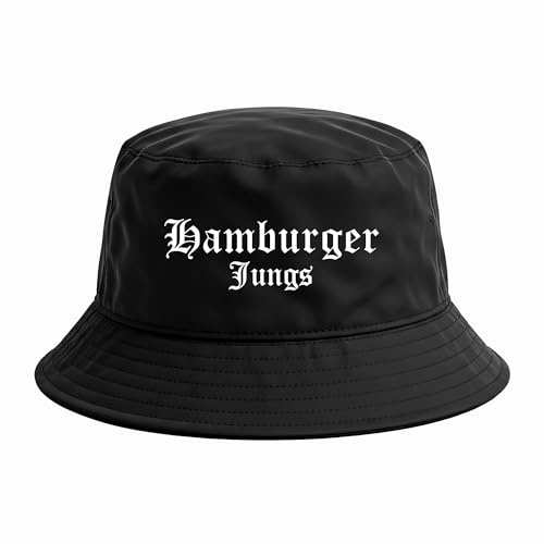 Hamburger Jungs Anglerhut | Bucket Hat & Mütze im Fußball Look – Unisex Fischerhut für Stadion, Ultras & Supporter – Streetwear Hut für Männer & Frauen