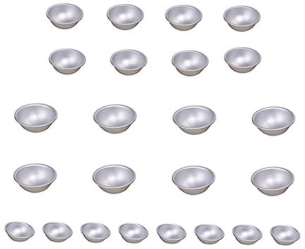 Angoily 24 Stück Halbrund Silikonform – 3d Badesalz Badekugel Form Lebensmittelecht Leicht Zu Reinigen Selbstgemacht Badekugeln Für Home Spa Geburtstags Und Festtagsfeiern