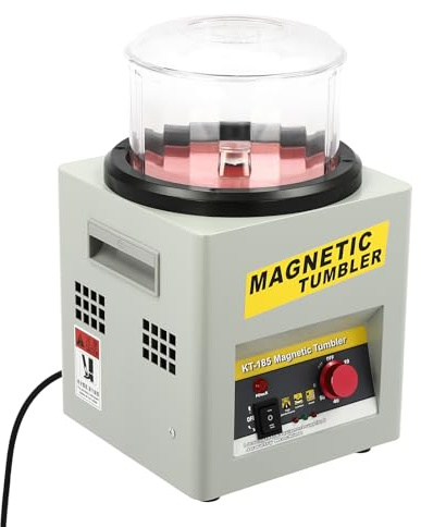 Pulidora de muela 550W 2000RPM, Máquina Pulidora De La Joyería De Tambor Magnético, Pulido Y Lustrado De La Fabricación De Joyas, Tambor Magnético Pulidor Para Piezas Metálicas
