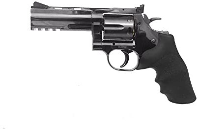 Revólver Dan Wesson 715 4 Steel Grey CO2 (4,5mm) | Pistola de Aire comprimido (Bolas de Acero). Arma de Co2. Calibre 4,5mm