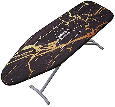 YANGSHINE Cotton Ironing Board Cover with Padding,Thick Padding Heat Reflective Ironing Board Covers, Fits Large & Extra Large Size Iron Boards, 55 x 20 Inches/140x50cm,Marbling #3