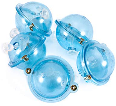 ATATMOUNT 5 Stück/Set Fishing Float ABS Kunststoffkugeln Wasserball Bubble Floats Tackle Sea Fishing Outdoor-Zubehör Blau Rot 25/32/40 / 47mm
