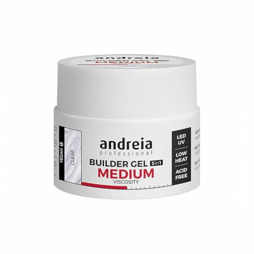 Andreia Professional Builder Gel Medium Viscosity Clear 44g