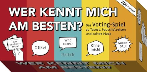 Wer kennt mich am besten?: Das Voting-Spiel zu Tatort, Pauschalreisen und kalter Pizza | Lustiges Partyspiel mit Freunden und Familie | Für 2-10 Personen | ab 16 Jahren