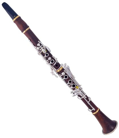17 Tasten Bb-Klarinette Korpus Aus Rotem Holz Versilbertes Kupfer Klarinetteninstrument Mit Koffer Klarinettenset