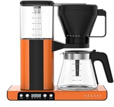 Vestel FCM9065 Golden Cup Filterkaffeemaschine mit Glaskanne, 1,25L Füllmenge, 10 Tassen Kapazität, 1550W, Warmhaltefunktion (Orange)