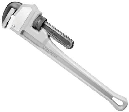 TANIASHOP Chiave Giratubi Modello Americano Regolabile in Alluminio Ultra Leggero Chiave a Pappagallo idraulica Chiave inglese Gira Tubo (14 - 350mm)