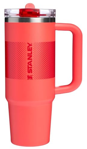 Stanley Quencher ProTour - Vaso a prueba de fugas, 30 onzas, popote y asa integrados, compatible con portavasos para viajes, vaso de acero inoxidable sin BPA