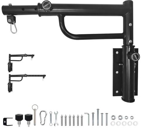 Boxsack Wandhalterung Boxsack Halterung Profi Boxsackhalterung Solider Stahl Boxsack Aufhängung Verstellbar 45-70 cm Wand Boxsackhalter Robuste Sandsack Wandhalterung für Zuhause Gym Tragkraft 150 kg