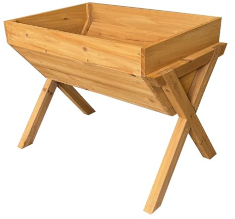 Selections Veg-Trough Wooden Raised Vegetable Bed Planter (100cm)