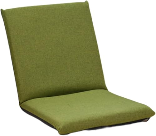 Tragbarer Bodenstuhl Mit Rückenstütze, Leichter Gepolsterter Klappbarer Strand-campingstuhl, Verstellbarer Lesesessel Für Den Boden, Perfekt Für Meditation, Gaming Und Faul, Dark Blue