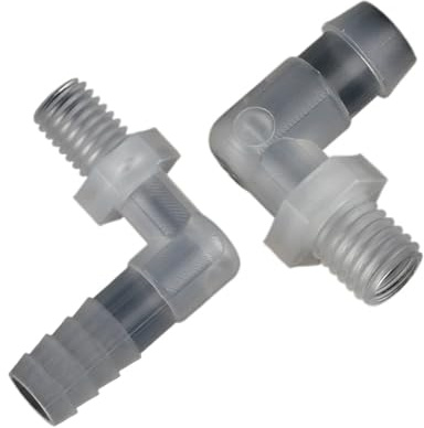 Supkancl 50/100/200 Stücke M6 ~ M12 Auf 4~12mm Gerade Anschlüsse Aquarium Aquarium Luftpumpe Belüfter Bewässerung Schlauch Gelenke(M6-6mm,200pcs)