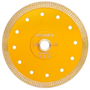 Solidure 150mm Tile Diamond Blade,Ceramic Cutting Disc with 22.23/20mm Arbor Cutting for Granite,Marble,Ceramic Tile