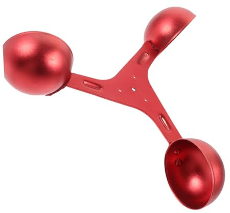 Kisangel Wind Speed Anemometer Sensor Cup Wind Measurement Tool Aluminum Alloy Sensor for Air Flowing