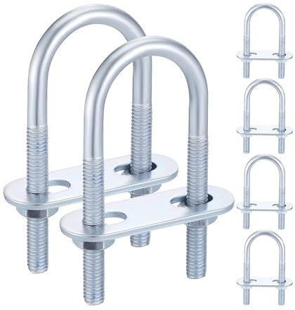 6 uds. Pernos en forma de U, tubos marinos for Hardware, redondos acero inoxidable