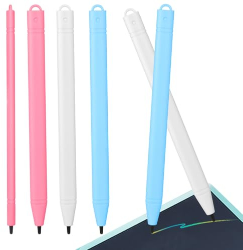 VERDANVERSE 6 pezzi Penne Stilo LCD Alta Precisione per Tavoletta Grafica Penne Digitali Riutilizzabili per Disegno e Scrittura su Lavagnetta Luminosa Accessori Multifunzione per Adulti