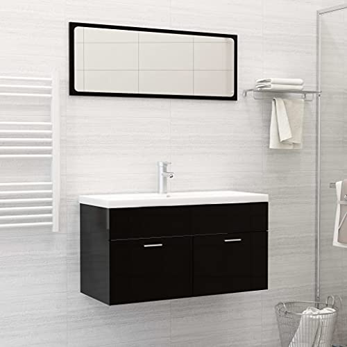 Inbyggt handfat keramik vit 91 x 39 x 18 cm med varm- och kallvattenkran, överflödesskydd, push-open-avloppsarmatur, perfekt för badrum, tvättstuga, gästtoalett