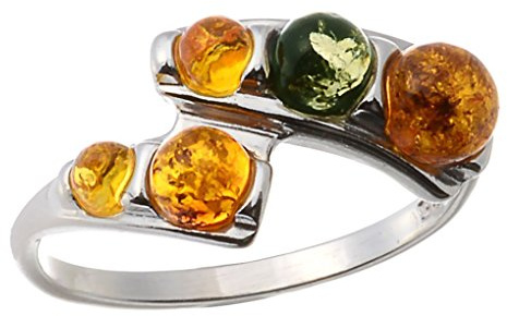 HolidayGiftShops Anillo Aria en Plata esterlina y ámbar báltico Multicolor: 7