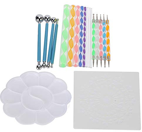 Venta loca Art Dotting Tools Juego de pintura resistente Art Rock Dot Set de herramientas de punteado Mandala impermeable, Herramientas de punteado Mandala, para entusiastas del dorm