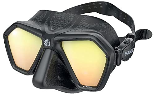 Seac Eagle, kompakte, kleinvolumige Maske für Tauchen, Freitauchen und Speerfischen