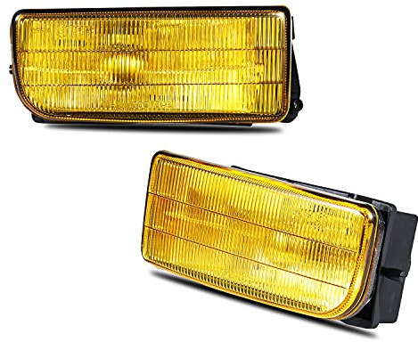 Feux anti-brouillard pour Lentille jaune BMW 3 Series (HB/SDN/WGN) (E36) 09/1990-08/2000 3 Series (CPE/CONV) E36 10/1991-11/1999 Phares antibrouillard H1 12V 51W Un couple E9 63178357390 63178357389