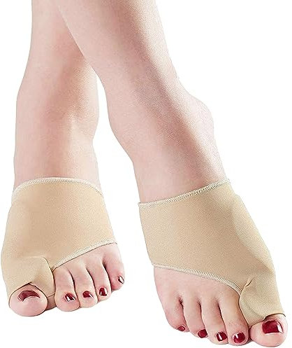 AOOTUERL 1 paire Correction et protection des orteils en marteau Chaussettes Hallux Valgus, Coussinet pour gros orteil et orteils avant pour Correction et protection des orteils en marteau