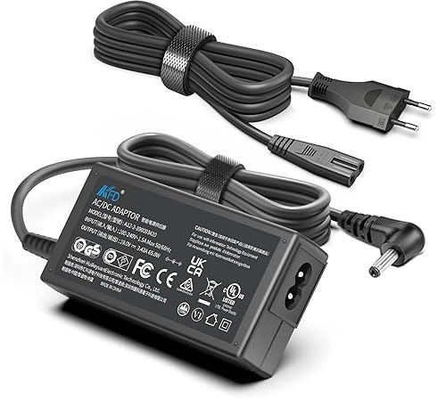 KFD 19V 3,42A Netzteil Ladegerät für Toshiba Dynabook E Series E10 E10-S1 E10-S2 Satellite Pro C40 C50 C40-G C40-H C40-J C40-K C50-E C50-H C50-J C50-K Laptop DC19V 2.1A Netzadapter Laptop Ladekabel
