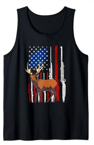 Jäger Hirsch Elch Bock jagen Elkaholic Tank Top