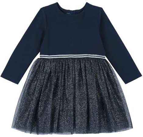 Chicco Vestito A Maniche Lunghe, Vestito Casual Bambine e Ragazze, Blu (1), 4 Anni