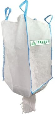 SAUGUT Big Bag 1000A 90x90x120cm mit Auslauf und mit Verschlussschürze
