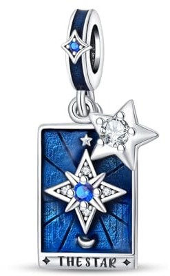 LNQOBU Ciondolo in Argento 925 per Bracciali,Bead Charm da donna,Ccompatibile con i Braccialetti Pandora e collana per le Donne