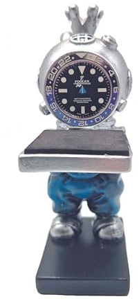 Generic Watch/Jewellery Stand - Diver, Resin, 14cm H x 9cm D x 5cm W, Perfect for Desk or Bedside, Scratch-Free Storage
