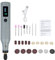 HUIOP Mini herramienta rotativa inalámbrica con pantalla digital, kit de amoladora de 3 velocidades con 25 piezas de accesorios, herramienta artística de carga tipo C para esmerilar, cortar, grabar,