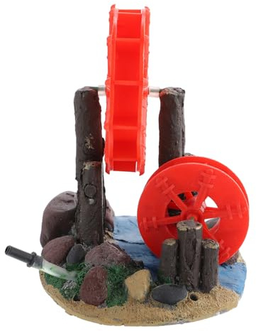 BESPORTBLE Aquarium Decorative Ornaments Resin Windmill Gear for Oxygen Pump Fish Tank Fish Tank Decor