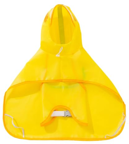 Regenjacke für Hunde, Regenmantel für Hunde, gelber Welpen-Regenhut | Leichte wasserdichte Haustierbedarf für kleine und