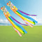 KASESSS 2 Piezas Flores Manga de Viento, 100cm Indicador de Viento, Bolsa de Calcetines de Viento Poliéster, Manga Viento Aeropuerto para al Aire Libre tu Patio, Jardín, Muelle y Cámper