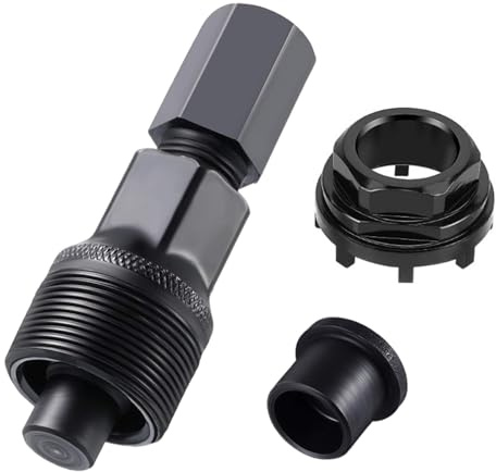 Dulynva Extractor Bielas Bicicleta, 42 mm Extractor de Manivela, 42 mm Extractor de Bielas para Bicicleta, con Casquillos de Rodamiento Interiores de 8 Etapas para Muchos Tipos de Bicicletas