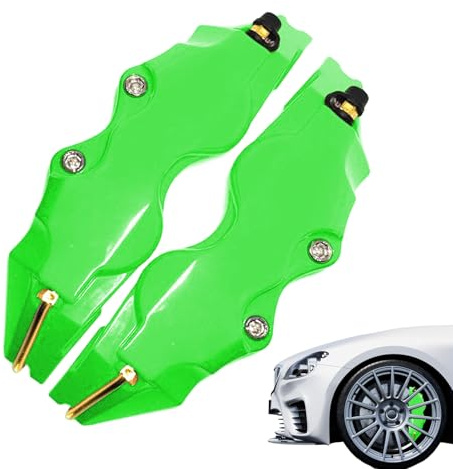 Set di coperchi pinza - 2 pezzi robusti copri pinza 3D copri mozzo ruota portatile | Set di coperture protettive per freno multiuso Pinza freno universale per ruota auto per auto