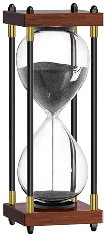 Sand Timer 30 Minute, 30 Min Hourglass Sand Clock, Half Hour Wooden Retor Hour Glass, Sandglass, Reloj de Arena, Creative, Decoration, Office