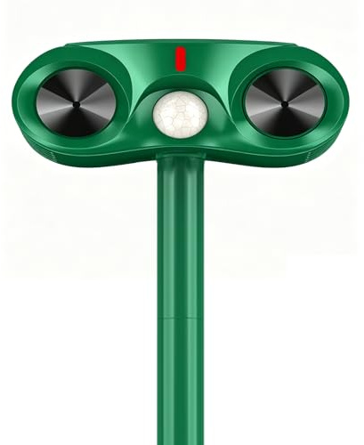 Répulsif Chat Ultrason, Repulsif Chat Solaire & Solaire et USB Répulsif Animaux,Repulsif Chat Exterieur avec Détecteur de Mouvement pour Anti Chats Chiens Souris Ratons Renards Oiseaux Rats